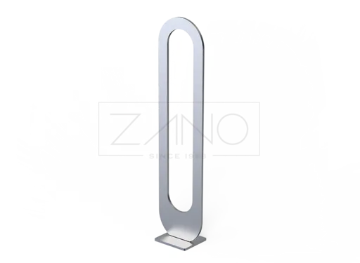 „Ellipsis“ dviračių stovas iš nerūdijančio plieno