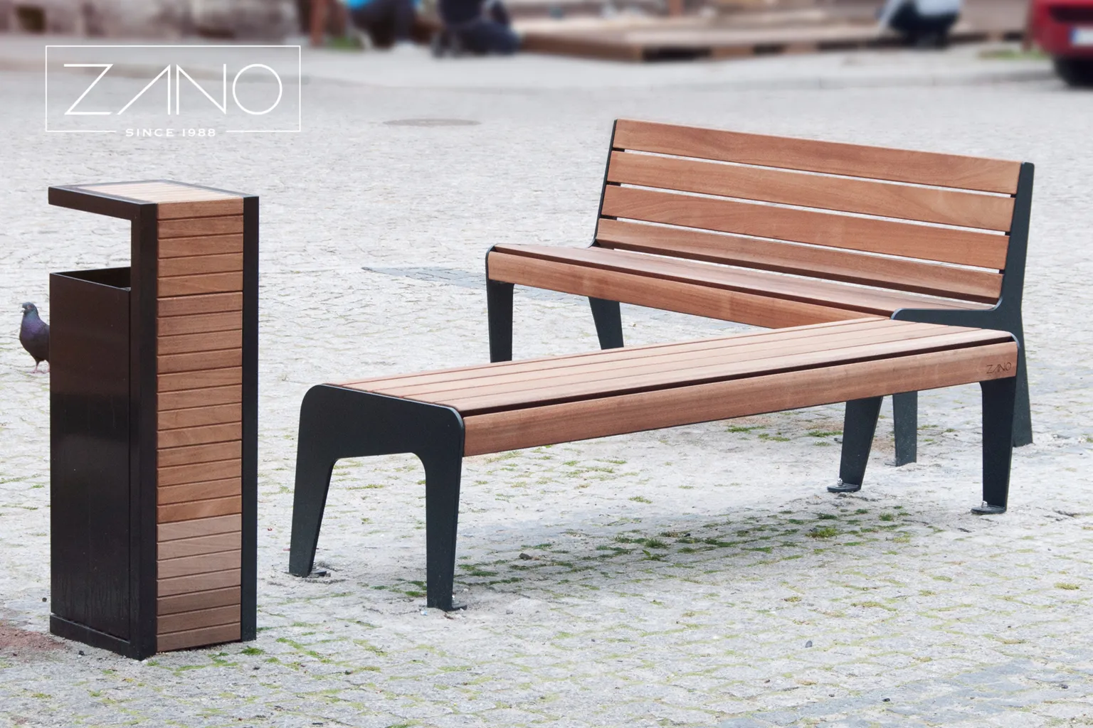 ZANO – miesto baldai iš plieno ir kietmedžio
