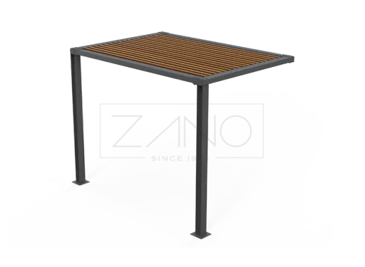 Pergola, modulis 3 x 2 m 22.101.2 | ZANO Mažoji architektūra