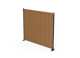 Pergola – siena iš medinių lentų, 3 m | ZANO