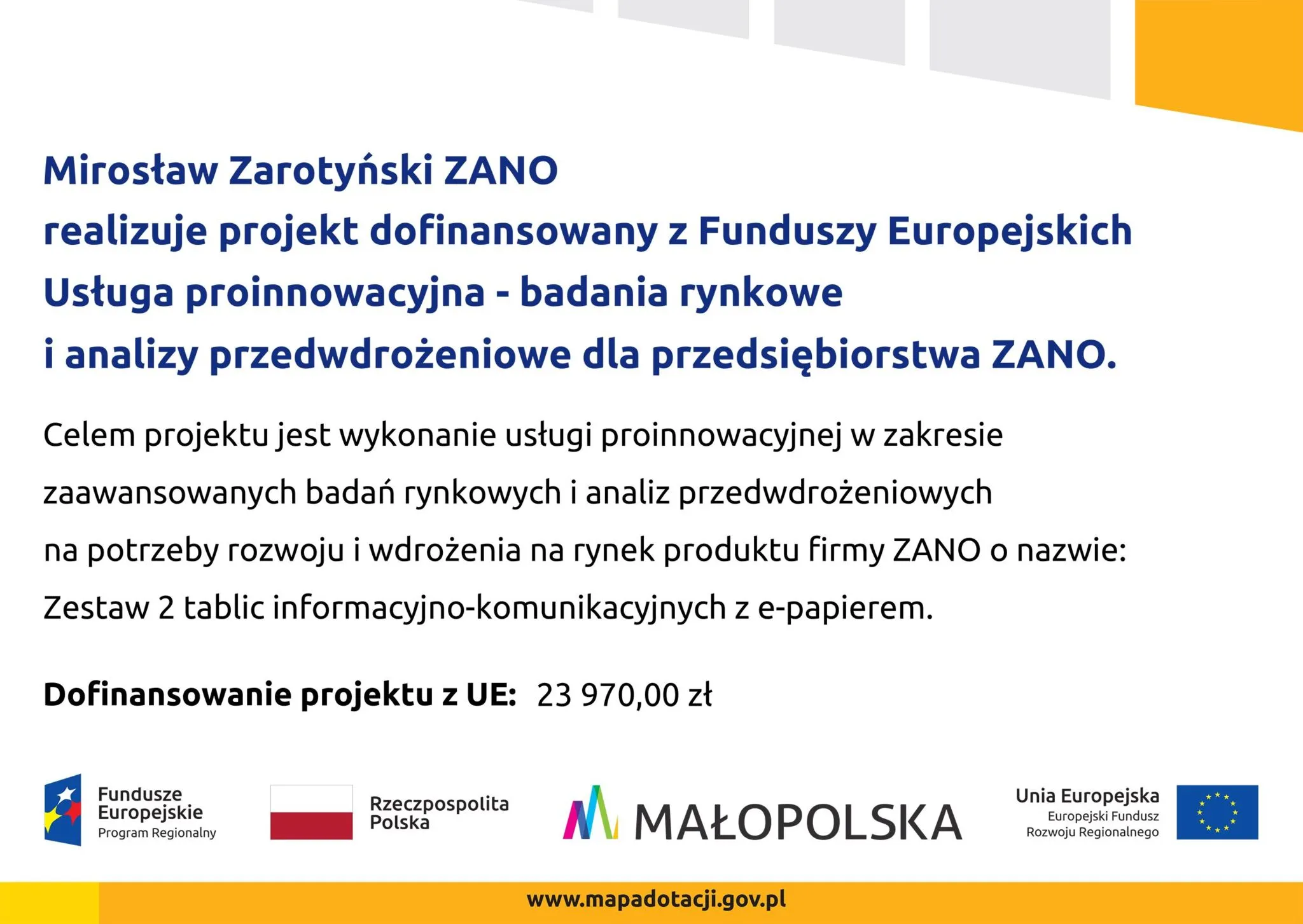projektas, finansuojamas iš ES lėšų
