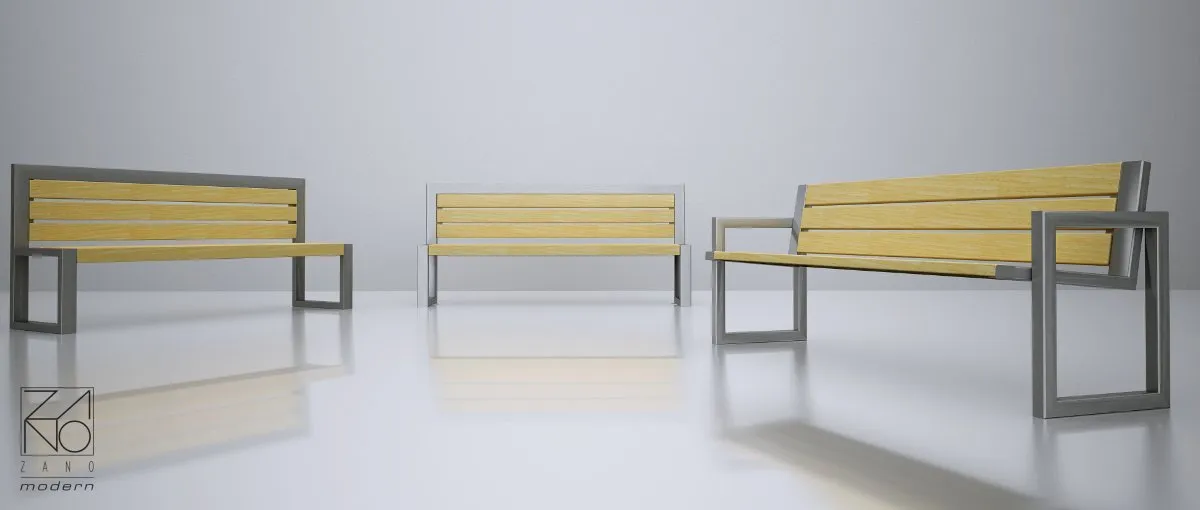 Nerūdijančio plieno suoliukas-sofa