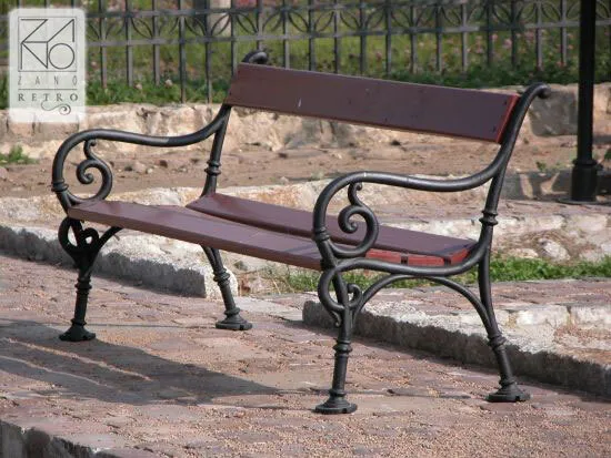 Dekoratyvinės ketaus suolelės