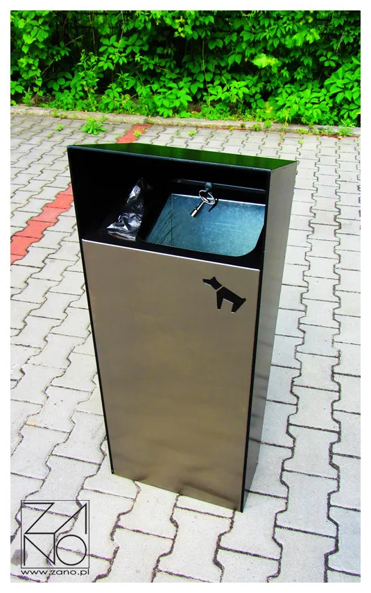 šunų išmatų šiukšliadėžė