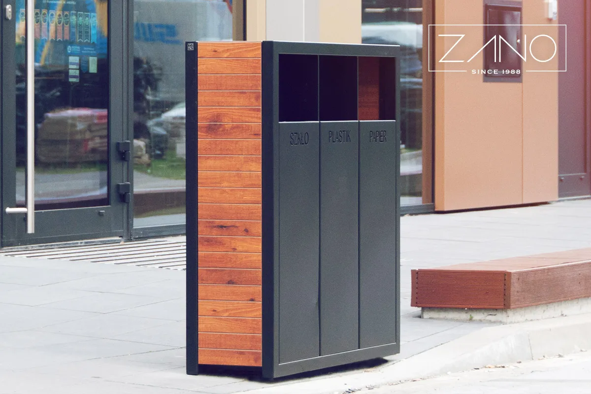 Dėl HPL laminato šiukšliadėžė yra tvirta ir atspari įvairioms oro sąlygoms