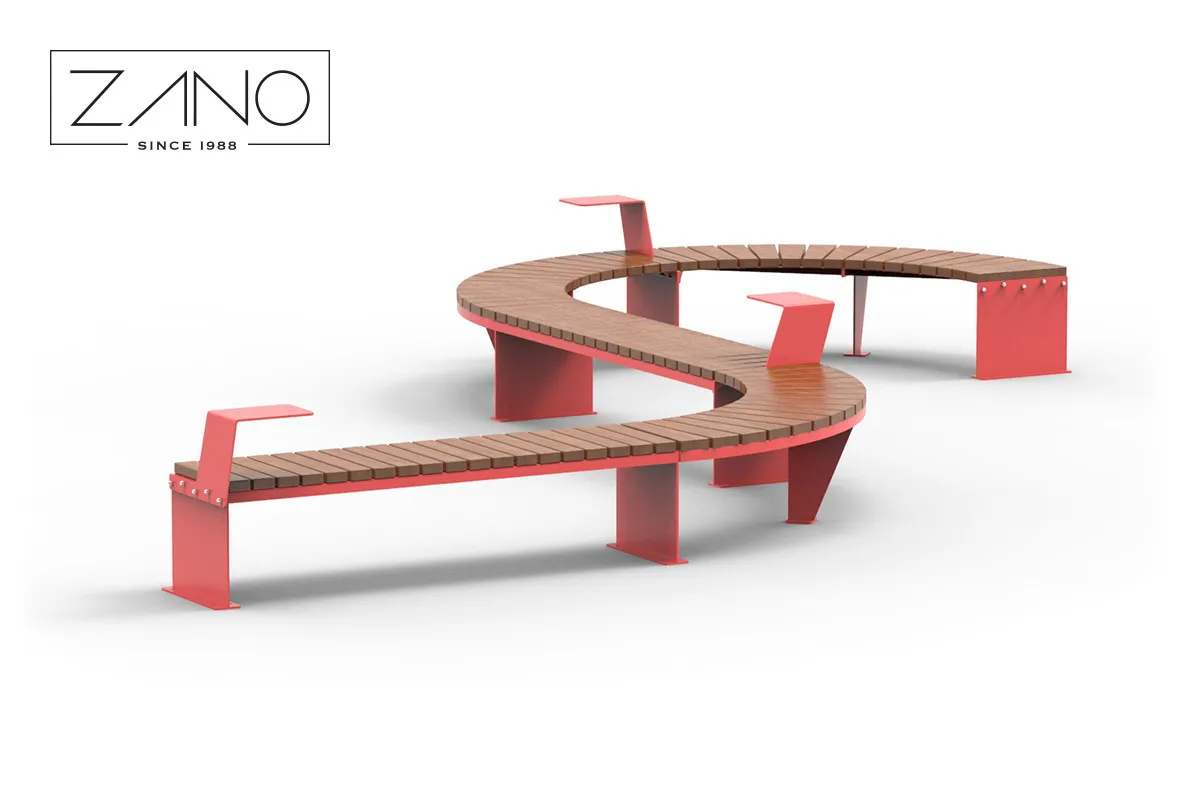 Moduliniai miesto baldai rinkinys „Domino“ su staliukais