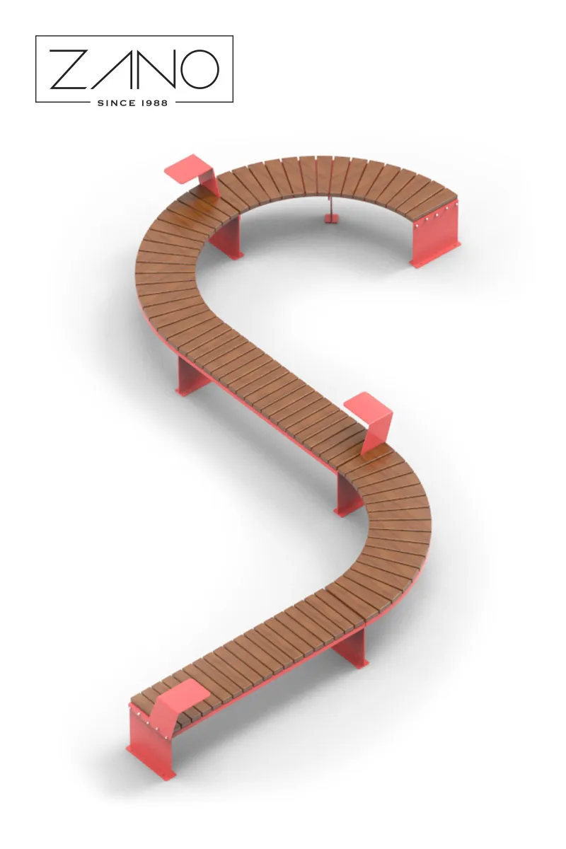 Moduliniai miesto baldai rinkinys „Domino“ su staliukais