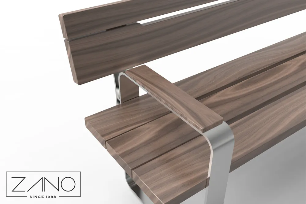 „Quantic“ suoliukas – modernus dizainas iš nerūdijančio plieno