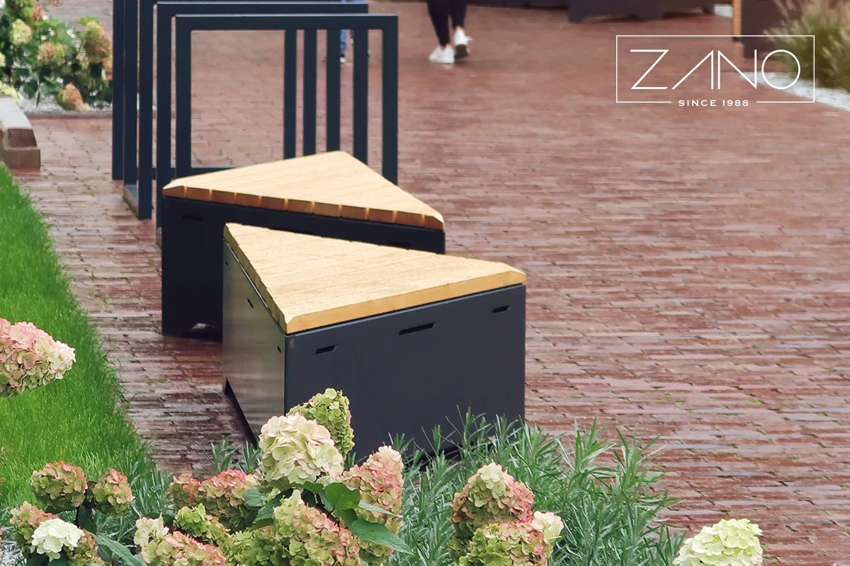 „ZANO“ gaminami „Origami“ moduliniai suoliukai