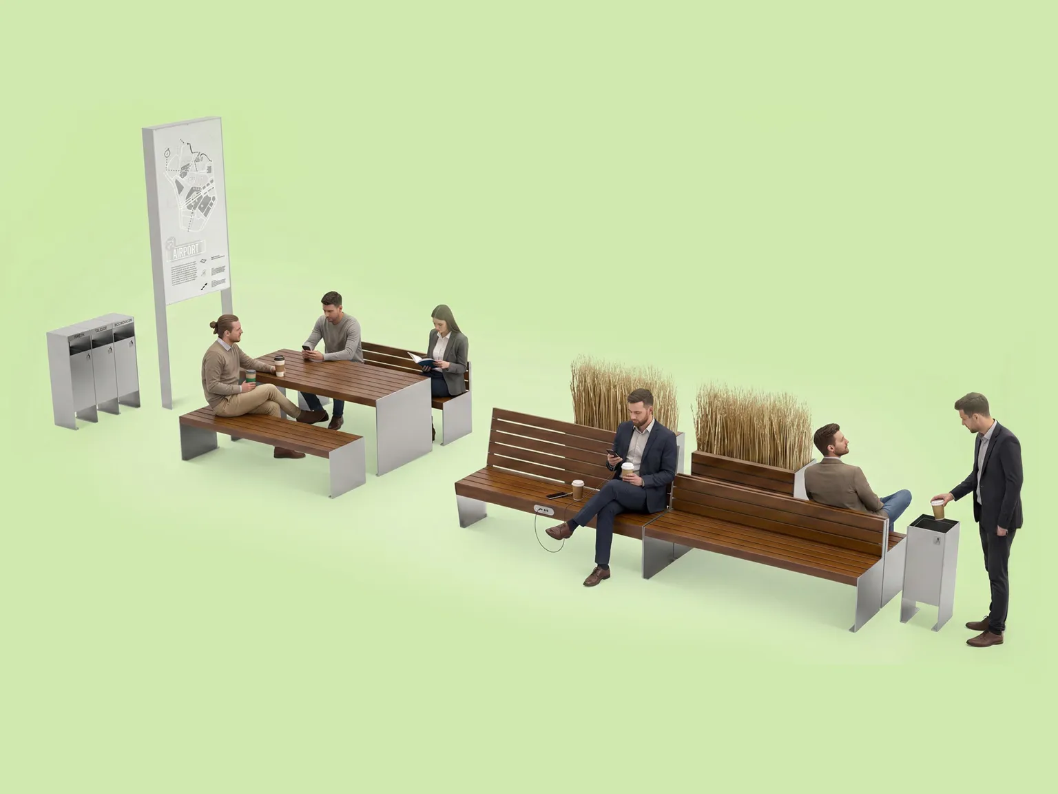 „Simple Zano“ baldų kompozicija – maža architektūra