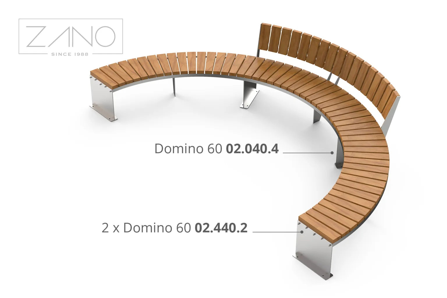 „Domino 60°“ suoliukai | ZANO Mažoji architektūra