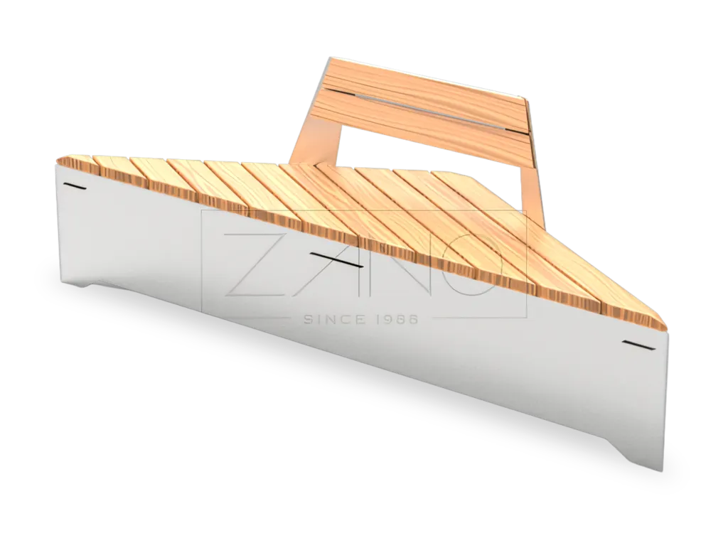 02 060 „Origami“ modulinė suolelė su atlošu