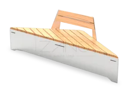 02 060 „Origami“ modulinė suolelė su atlošu
