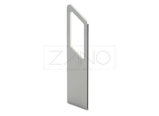Vertikalus dviračių stovas iš nerūdijančio plieno.
