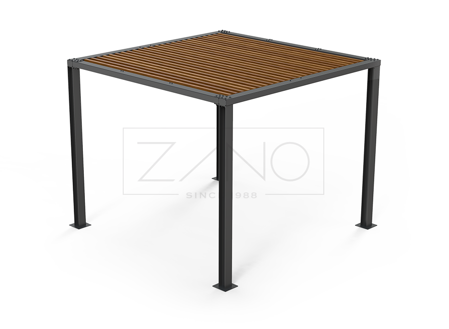Pavėsinė 3 x 3 m 22.001.1 | anglinis plienas