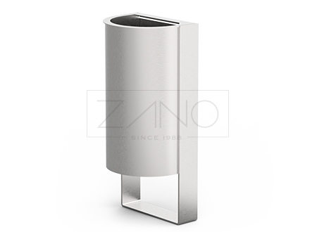 Nerūdijančio plieno miesto atliekų dėžė Miestų šiukšliadėžė | Paprasta, tvirta, pigi, ilgaamžė