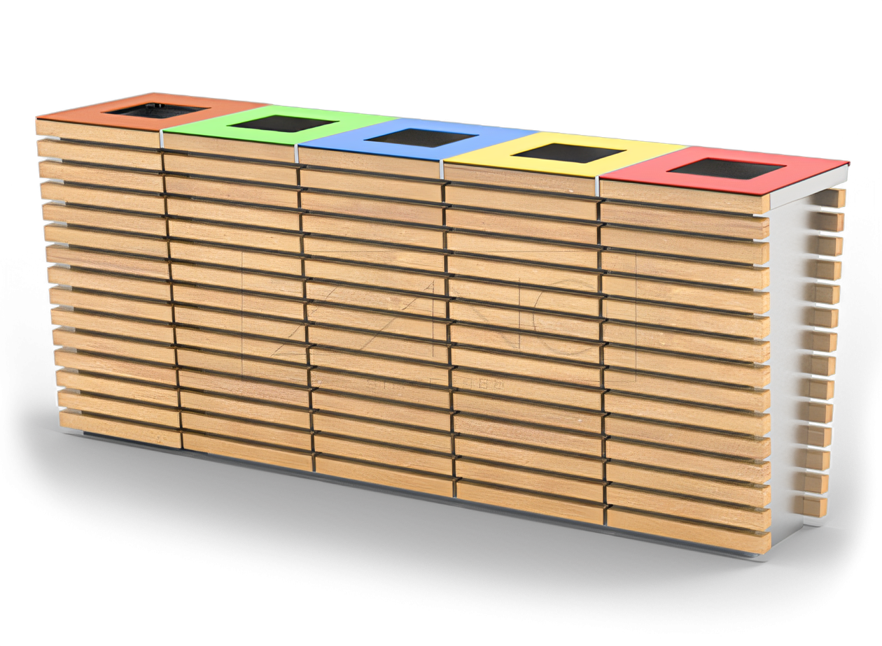 Komunalinių atliekų rūšiavimo konteineris Flash 15.525 Komunalinių atliekų konteineriai atliekų rūšiavimui