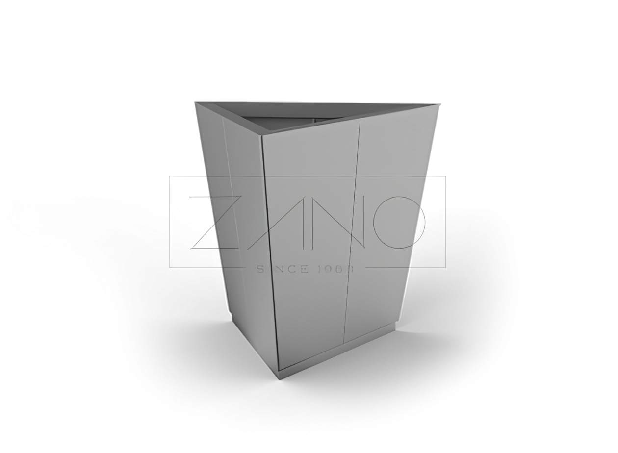 Geometrinis, dizainerio sukurtas miesto vazonas