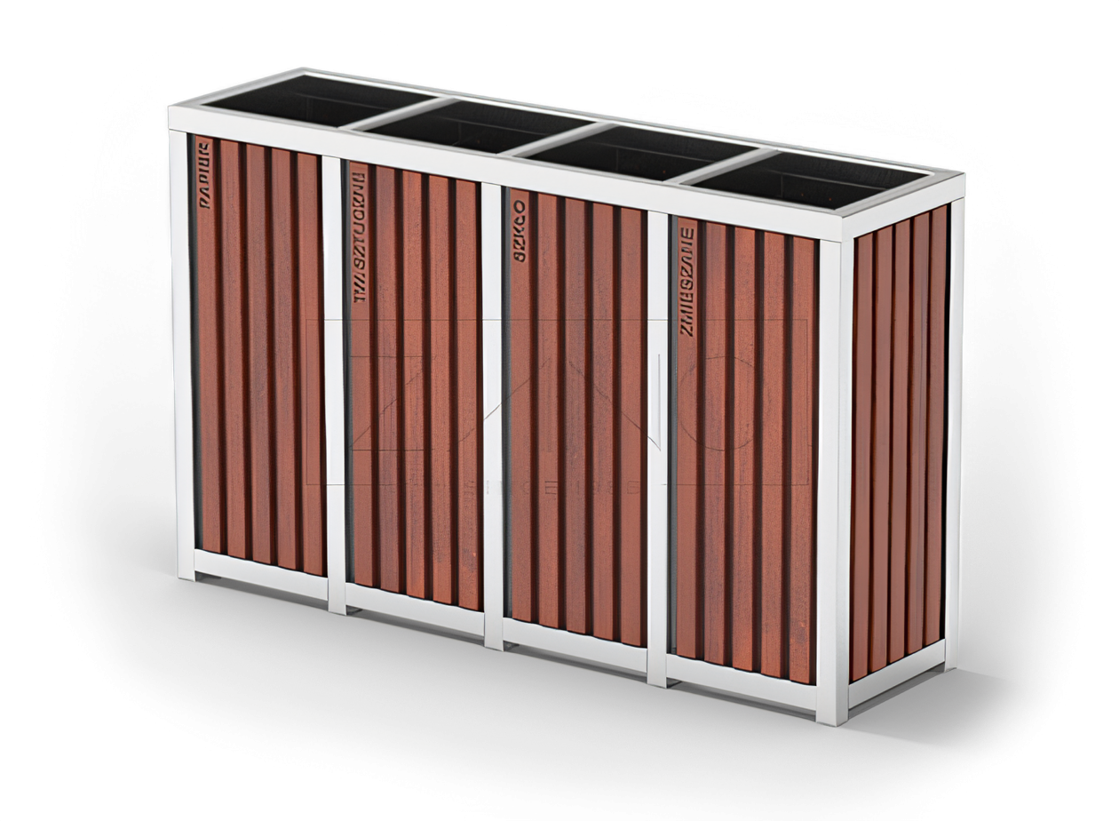 Plieniniai perdirbimo konteineriai