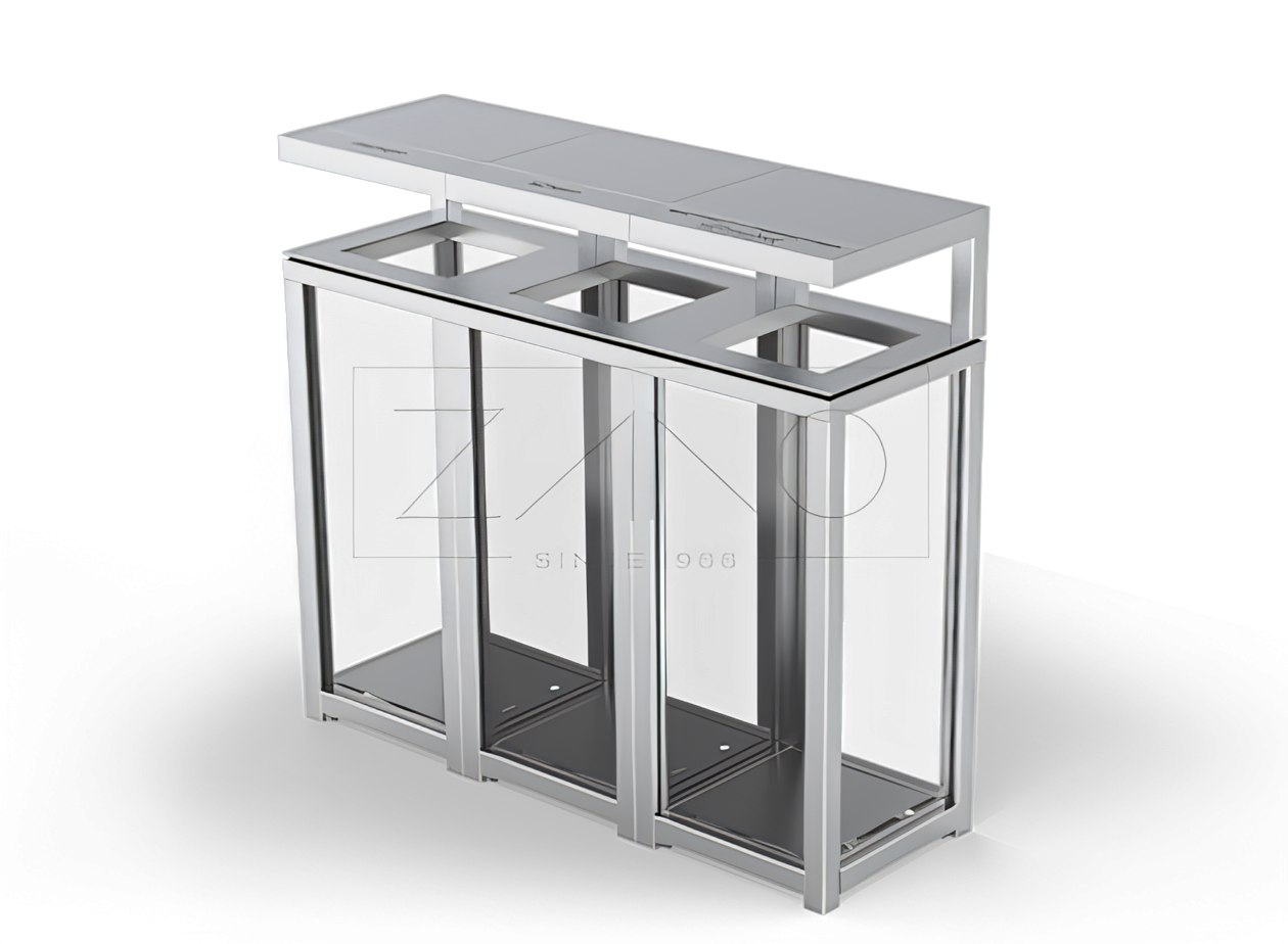 "Altus" trijų kamerų krep&scaron;elis 15.052.4 nerūdijantis plienas