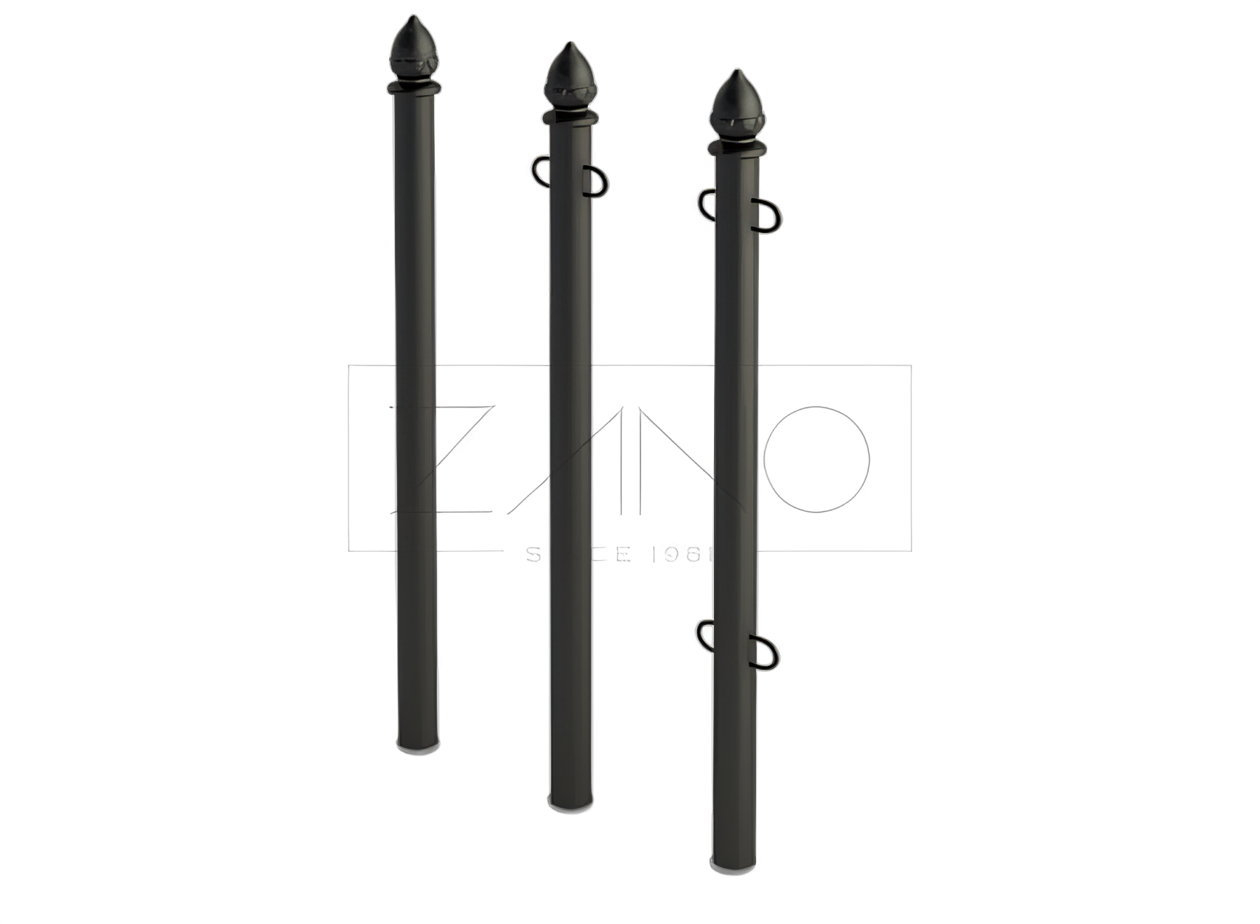 miesto tvoros stulpai