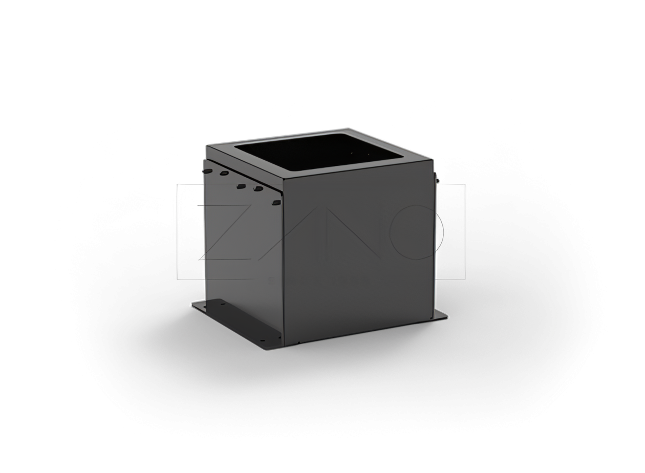 Modulinės "Domino" serijos gėlių vazonas Gėlių vazonas, priklausantis "Domino" modulinių baldų linijai