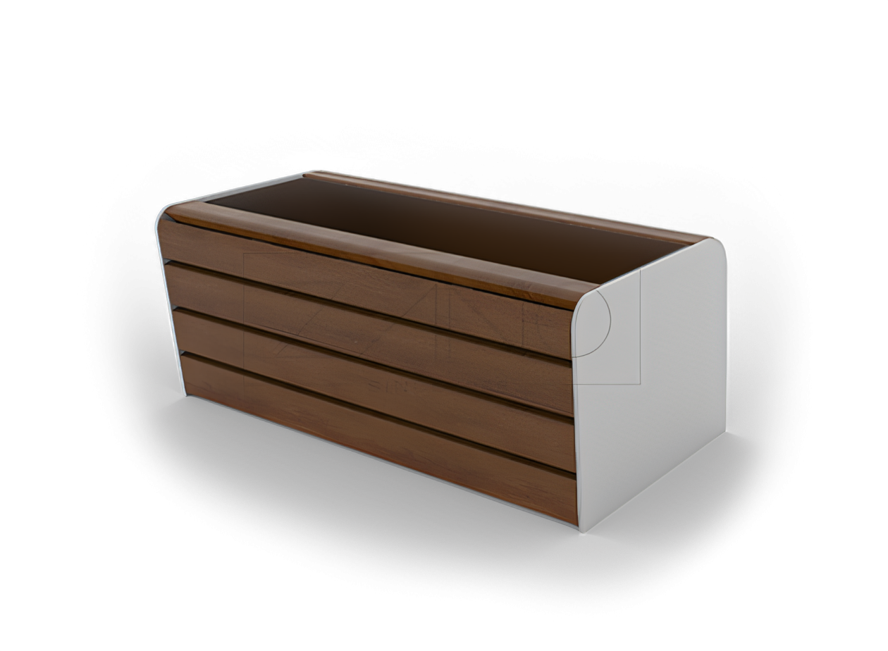 Mink&scaron;tas puodas 06.012.1.M nerūdijantis plienas, eglės mediena