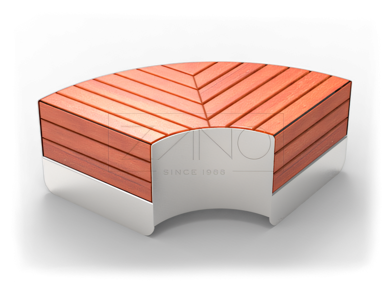 Univers suoliukas, nerūdijantis plienas, medis Univers suoliukas, nerūdijantis plienas, medis