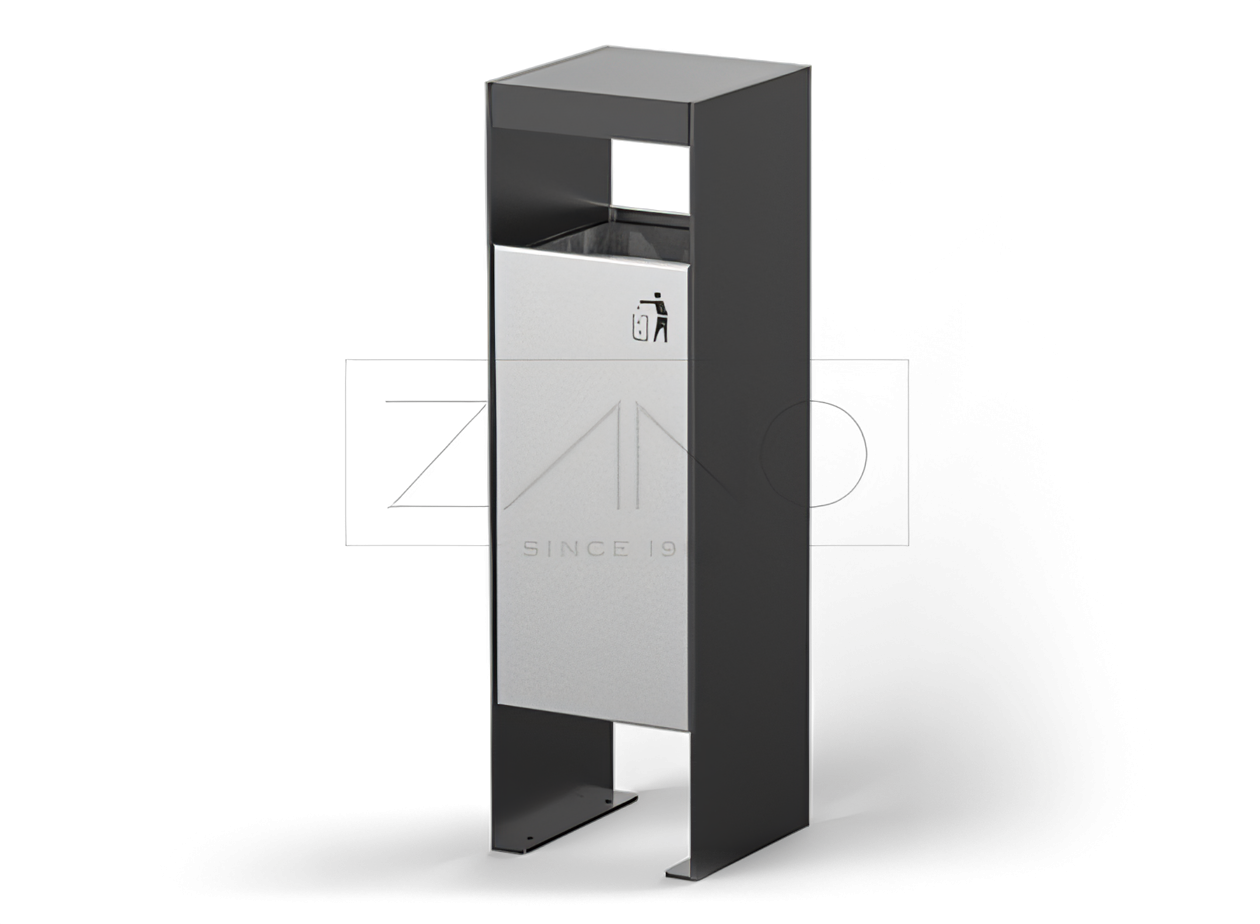 Eleganti&scaron;ka &scaron;iuk&scaron;liadėžė i&scaron; juodo plieno