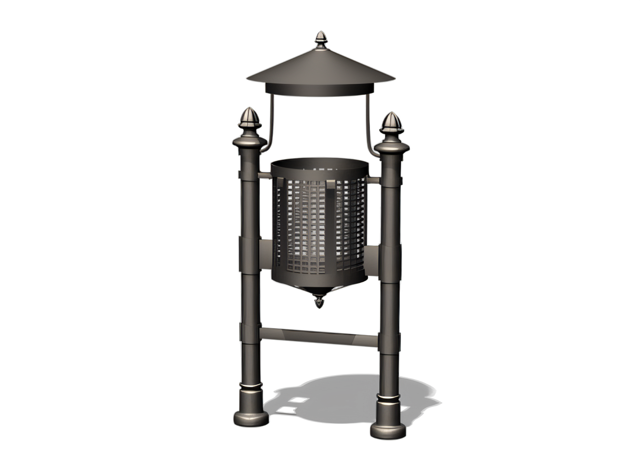 miesto, parko atliekų dėžės
