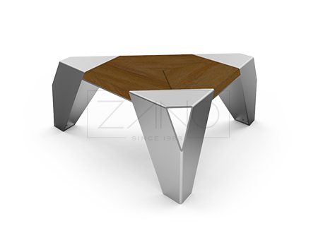 Trikampio formos suoliukas - sėdynė IVO | ZANO miesto baldai