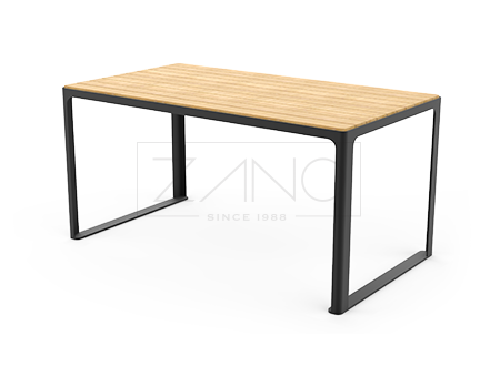 "Scandik" stalas pagamintas iš anglinio plieno, dažyto milteliniu būdu pagal RAL 9005 spalvą