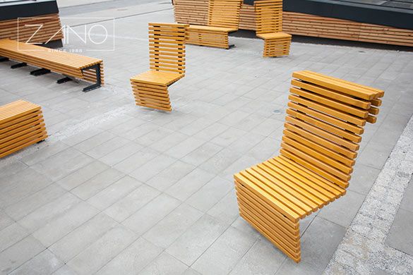 "Flash line" baldai iš kipariso - eglės medienos spalvos
