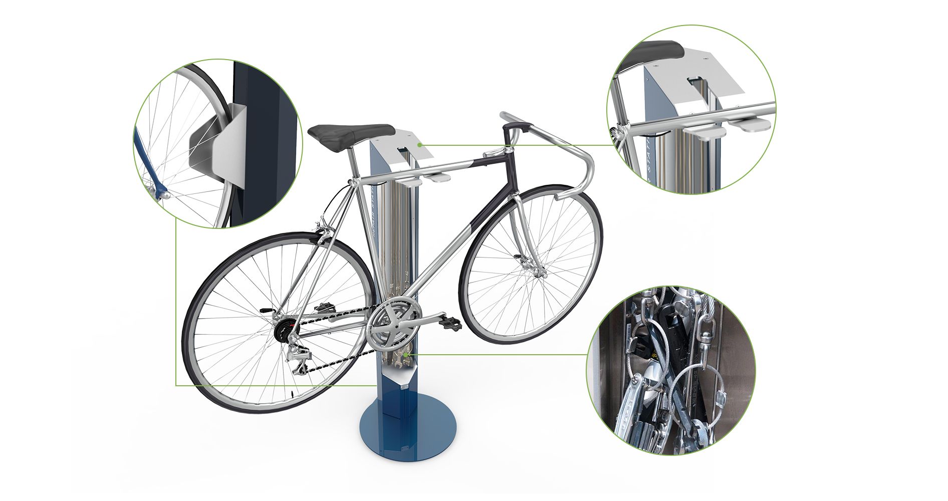 "Stilo" dviračių stoties įranga